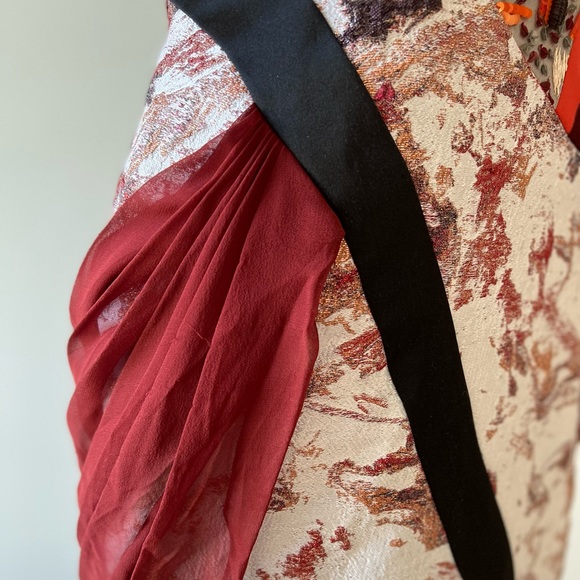 Prabal Gurung Asymmetric Embroidered Dress - Picture 6 of 6